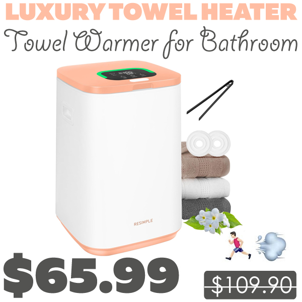 Towel Warmer for Bathroom Only $65.99 (Regularly $109.90)