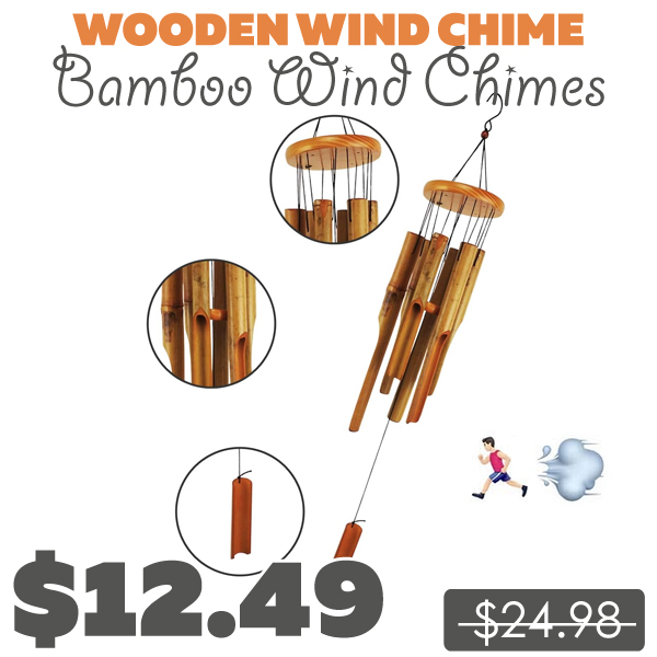Bamboo Wind Chimes Only $12.49 (Regularly $24.98)