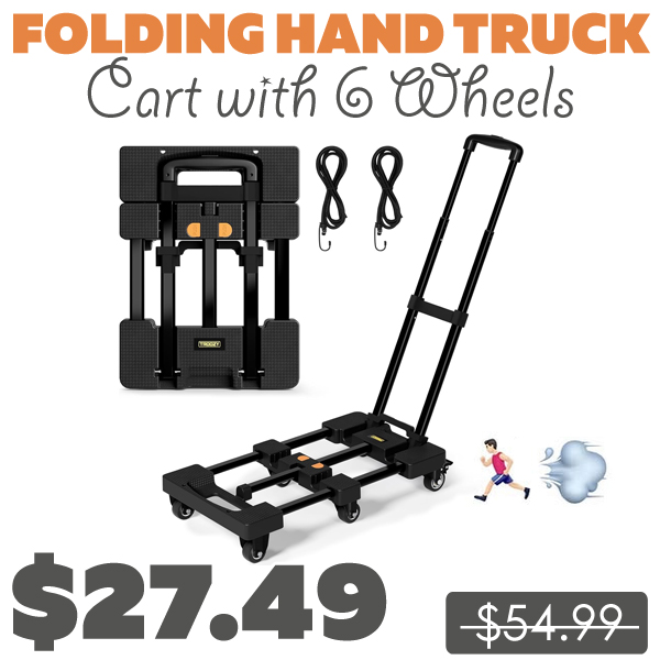 Cart with 6 Wheels Only $27.49 (Regularly $54.99)