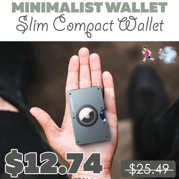 Slim Compact Wallet Only $12.74 (Regularly $25.49)