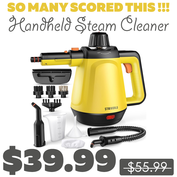 Handheld Steam Cleaner Only $39.99 (Regularly $55.99)