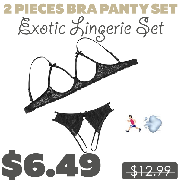 Exotic Lingerie Set Only $6.49 (Regularly $12.99)