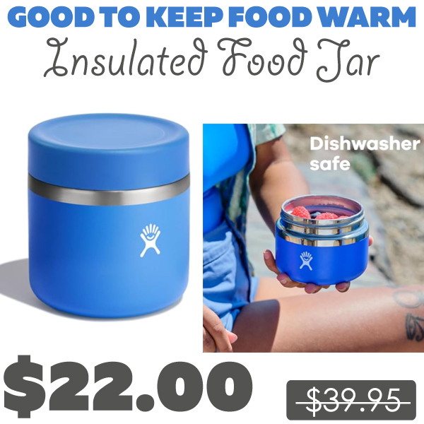 Hydro Flask Insulated Food Jar Only $22.00 (Regularly $39.95)