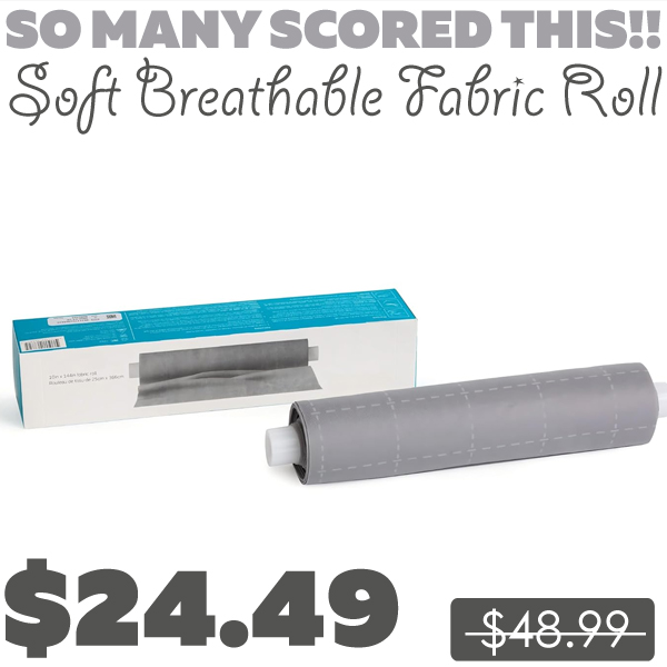 Soft Breathable Fabric Roll Only $24.49 (Regularly $48.99)