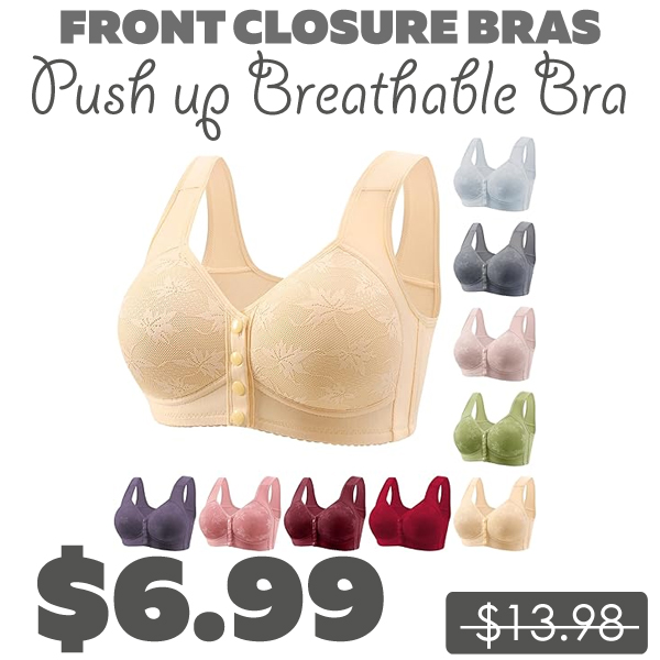 Push up Breathable Bra Only $6.99 (Regularly $13.98)
