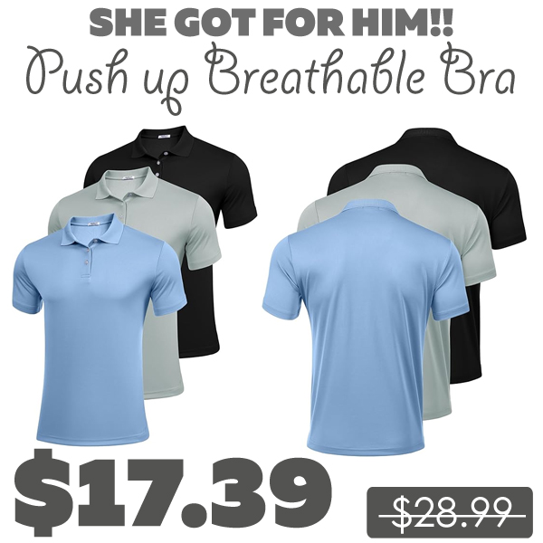 Mens Golf Shirts Only $17.39 (Regularly $28.99)