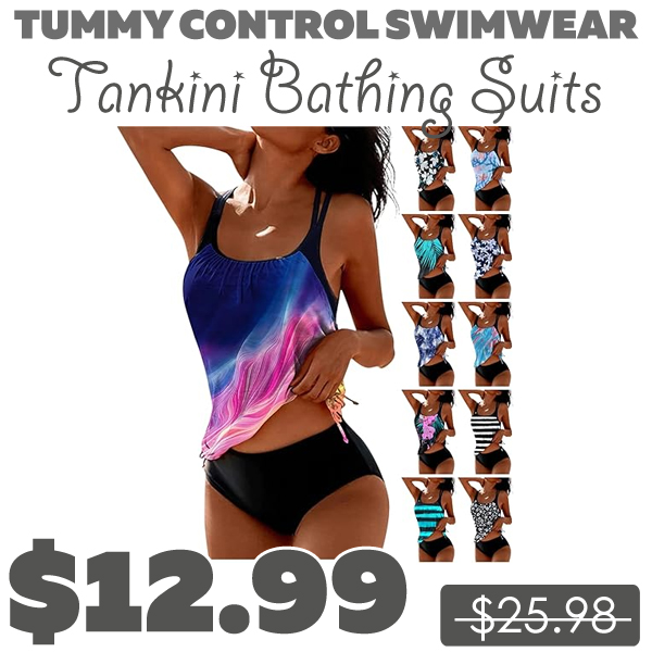 Tankini Bathing Suits Only $12.99 (Regularly $25.98)