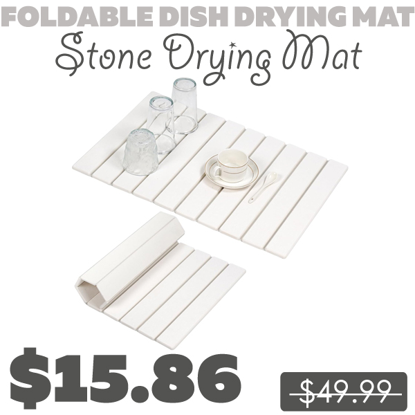Stone Drying Mat Only $15.86 (Regularly $49.99)