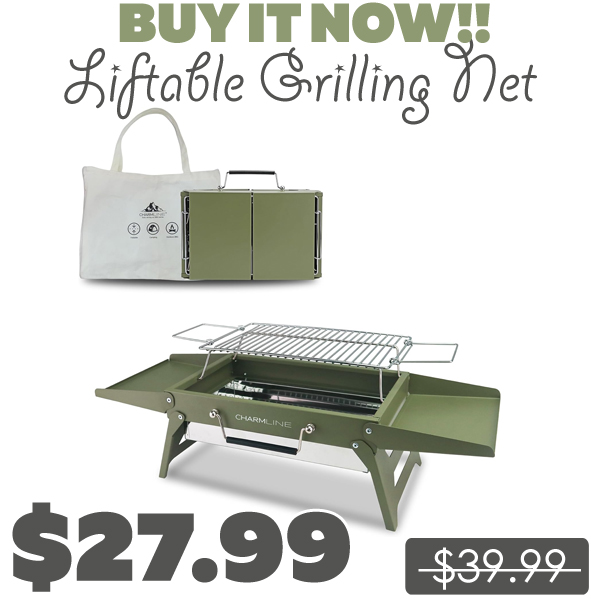 Liftable Grilling Net Only $27.99 (Regularly $39.99)