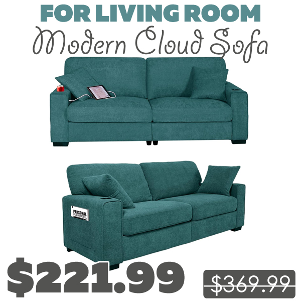 Modern Cloud Sofa Only $221.99 (Regularly $369.99)