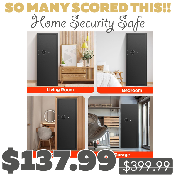 Home Security Safe Only $137.99 (Regularly $399.99)