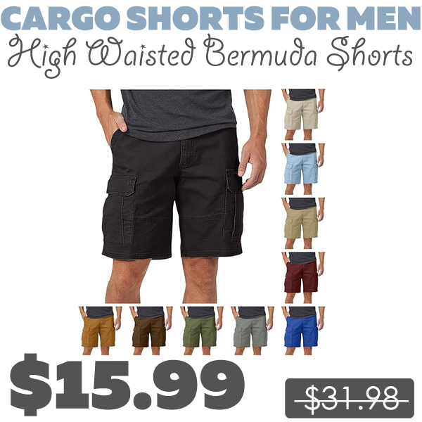 High Waisted Bermuda Shorts Only $15.99 (Regularly $31.98)
