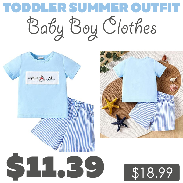 Baby Boy Clothes Only $11.39 (Regularly $18.99)