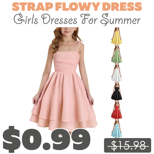 Girls Dresses For Summer Only $0.99 (Regularly $15.98)