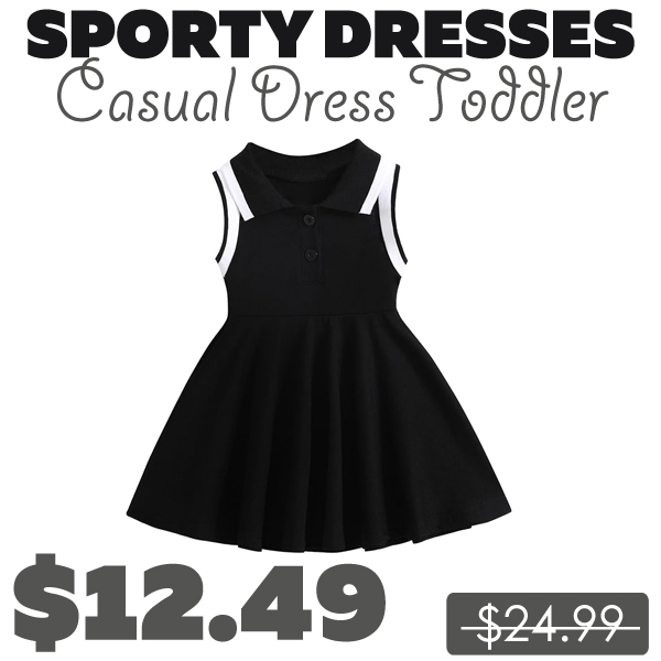 Casual Dress Toddler Only $12.49 (Regularly $24.99)