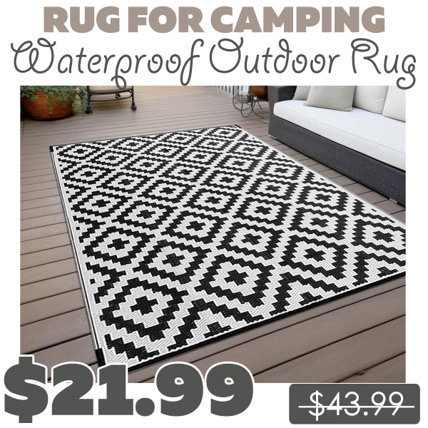 Waterproof Outdoor Rug Only $21.99 (Regularly $43.99)