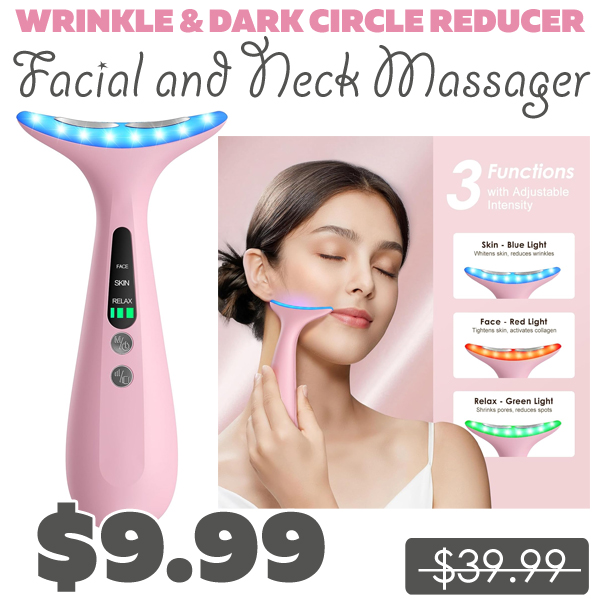 Facial and Neck Massager Only $9.99 (Regularly $39.99)