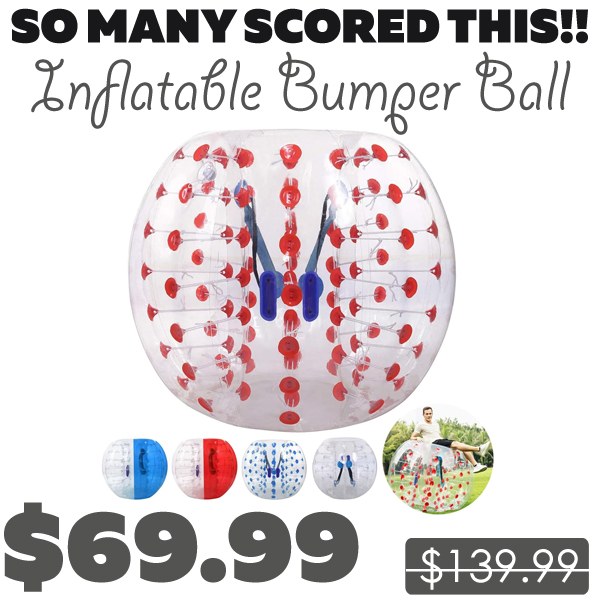 Inflatable Bumper Ball Only $69.99 (Regularly $139.99)