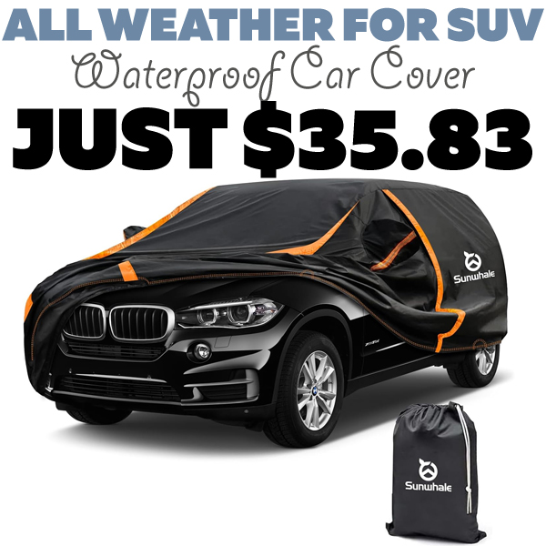 Waterproof Car Cover Only $35.83 (Regularly $63.99)