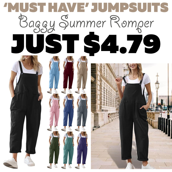Baggy Summer Romper Only $4.79 (Regularly $11.99)