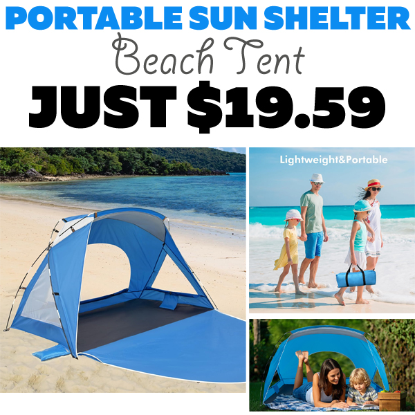 Beach Tent Just $19.59 on Amazon (Reg. $39.99)