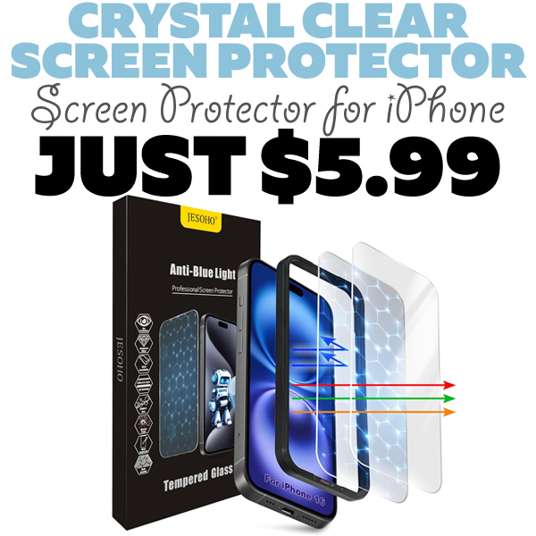Screen Protector for iPhone Only $5.99 (Regularly $14.98)