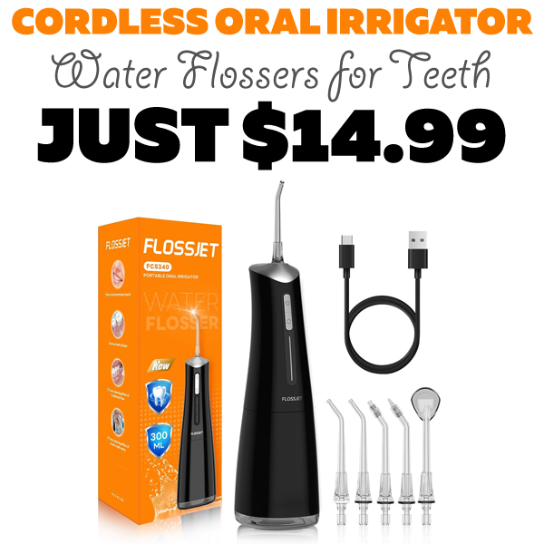 Water Flossers for Teeth Only $14.99 (Regularly $29.99)