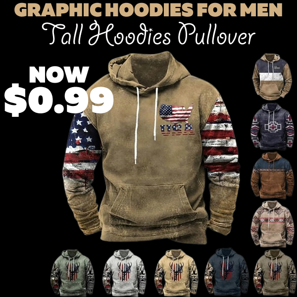 Tall Hoodies Pullover Only $0.99 (Regularly $19.49)