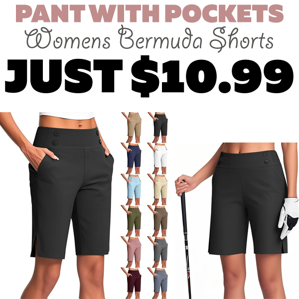 Womens Bermuda Shorts Only $10.99 (Regularly $21.98)