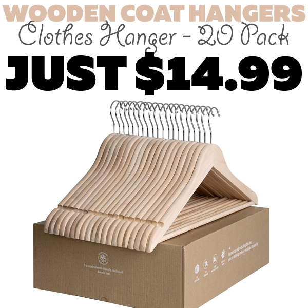 Clothes Hanger - 20 Pack Only $14.99 (Regularly $31.99)