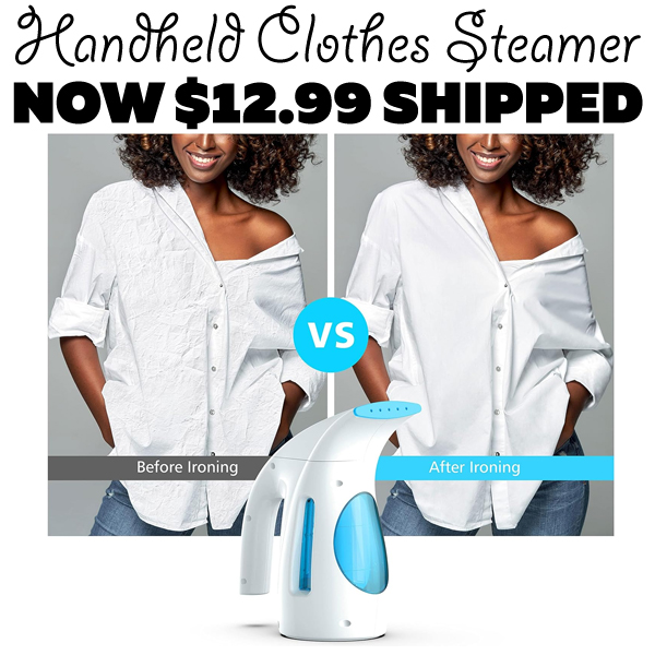Handheld Clothes Steamer Just $12.99 on Amazon (Reg. $40)