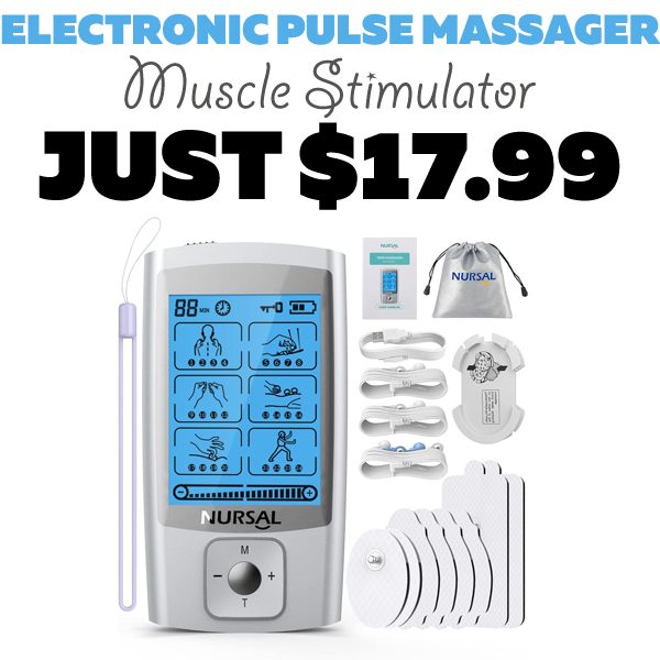 Muscle Stimulator Only $17.99 (Regularly $35.99)