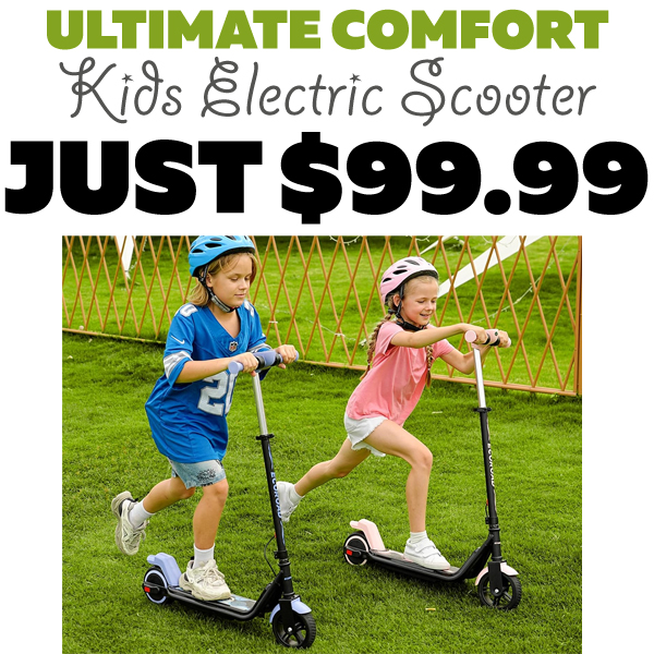 Kids Electric Scooter Only $99.99 (Regularly $179.99)