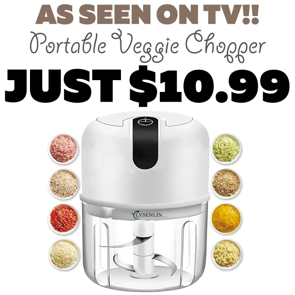 Portable Veggie Chopper Only $10.99 (Regularly $21.99)