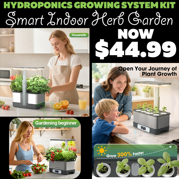 Smart Indoor Herb Garden Only $44.99 (Regularly $89.99)