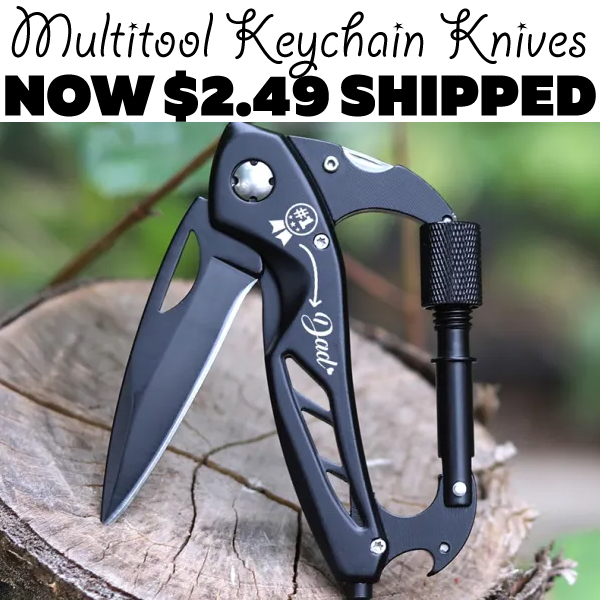 Multitool Keychain Knives Just $2.49 on Amazon (Reg. $4.99)