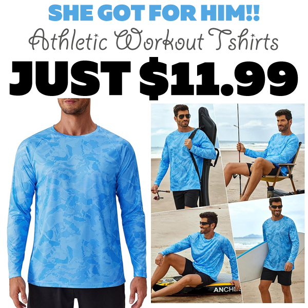 Athletic Workout Tshirts Only $11.99 (Regularly $19.99)
