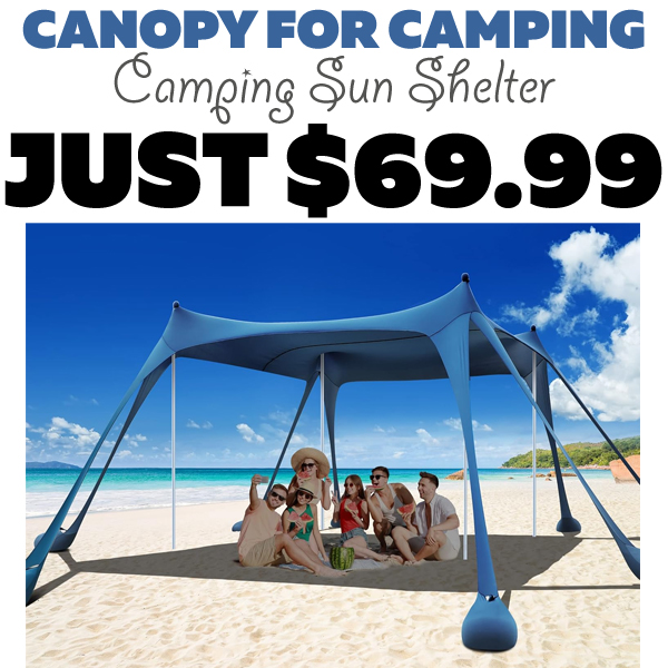 Camping Sun Shelter Only $69.99 (Regularly $139.99)