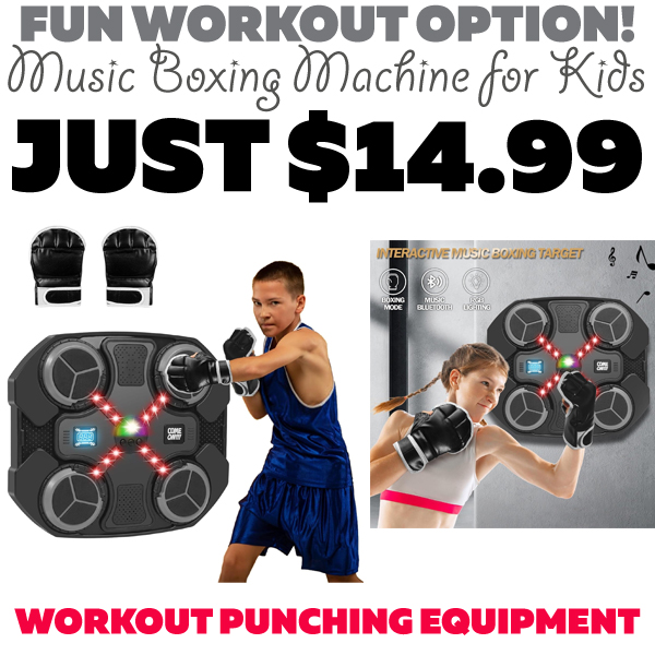 Music Boxing Machine for Kids Only $14.99 (Regularly $39.99)