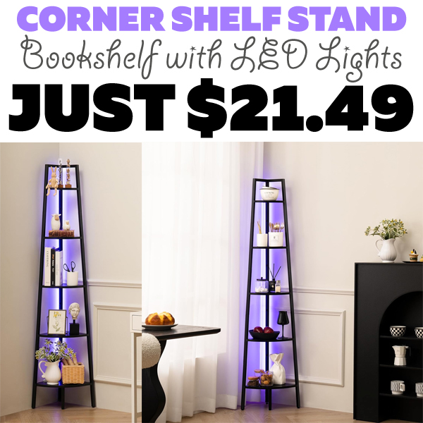 Corner Shelf Stand Only $21.49 (Regularly $49.99)