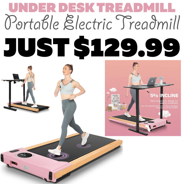 Portable Electric Treadmill Only $129.99 (Regularly $259.99)