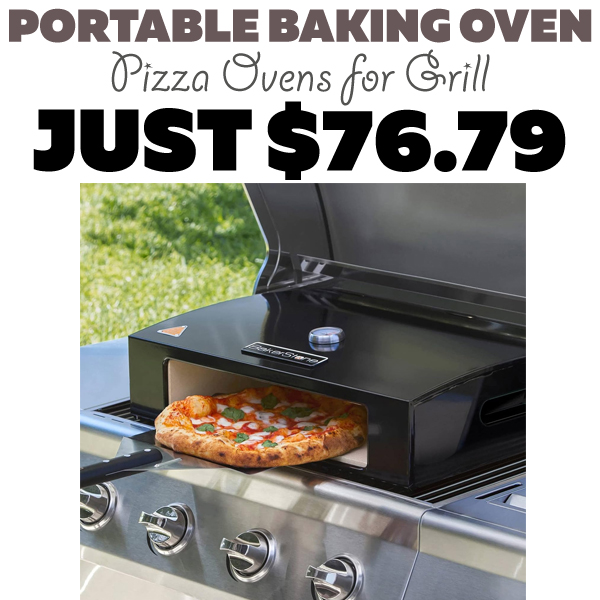 Pizza Ovens for Grill Only $76.79 (Regularly $134.99)