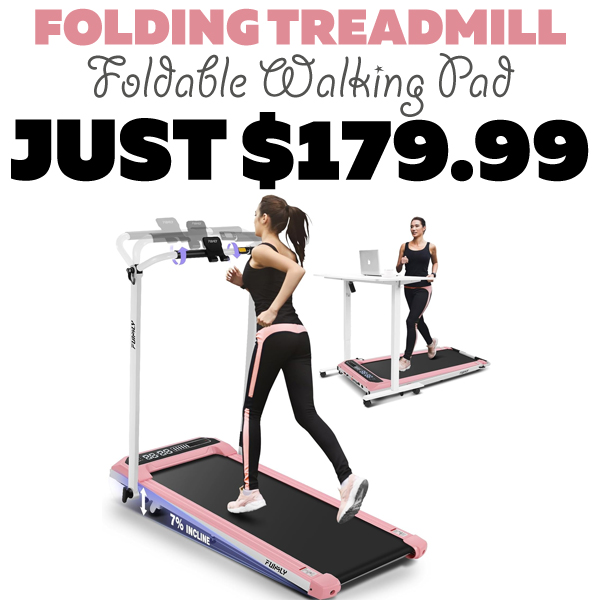Foldable Walking Pad Only $179.99 (Regularly $359.99)