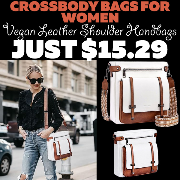 Vegan Leather Shoulder Handbags Only $15.29 (Regularly $33.99)