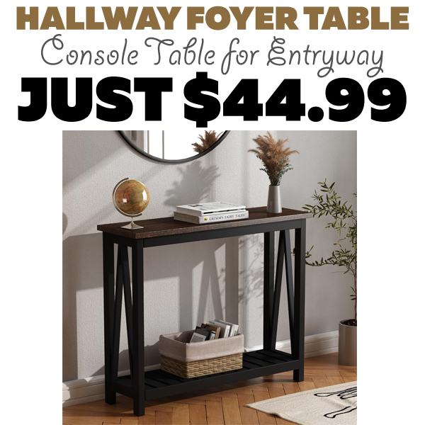 Console Table for Entryway Only $44.99 (Regularly $109.99)