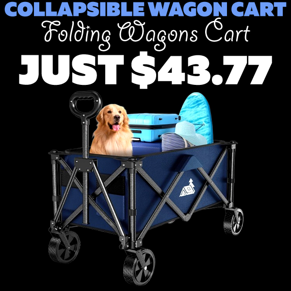 Folding Wagons Cart Only $43.77 (Regularly $79.59)