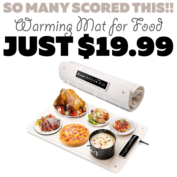Warming Mat for Food Only $19.99 (Regularly $59.99)
