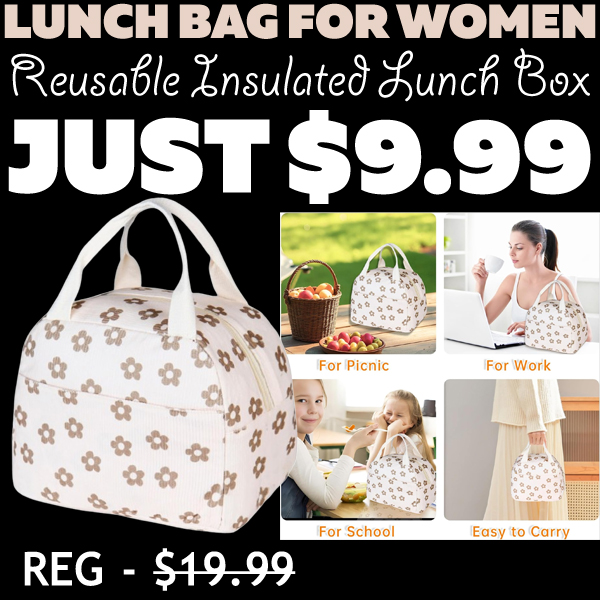Reusable Insulated Lunch Box Only $9.99 (Regularly $19.99)