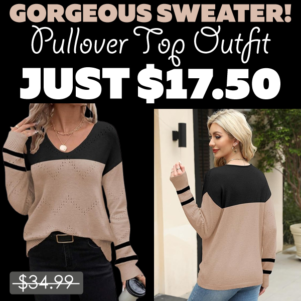 Pullover Top Outfit Only $17.50 (Regularly $34.99)