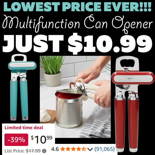 Multifunction Can Opener Only $10.99 (Regularly $17.99)